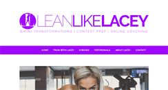 Desktop Screenshot of leanlikelacey.com