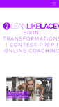 Mobile Screenshot of leanlikelacey.com